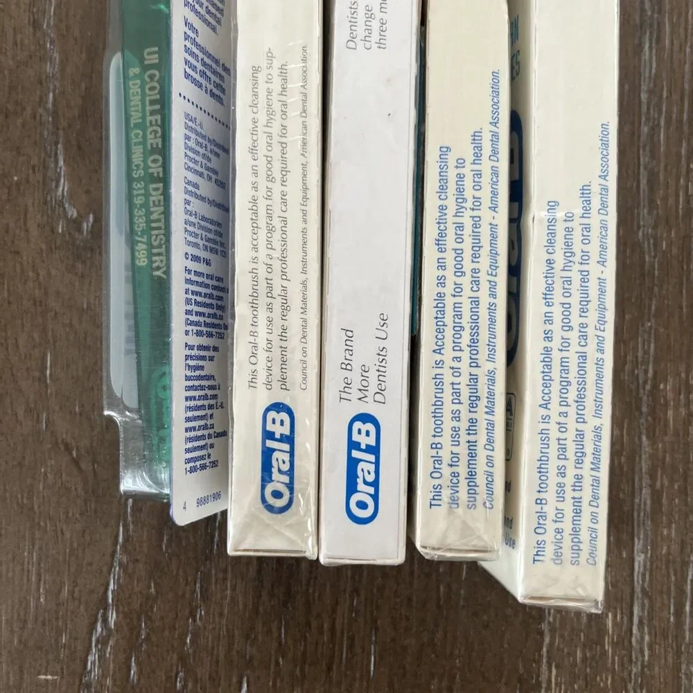 5 VTG Oral-B 20 Child Soft Straight Toothbrushes Dental Indicator - TEACH KIDS
